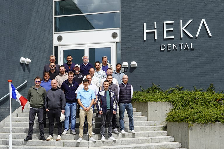 French techs at Heka Dental
